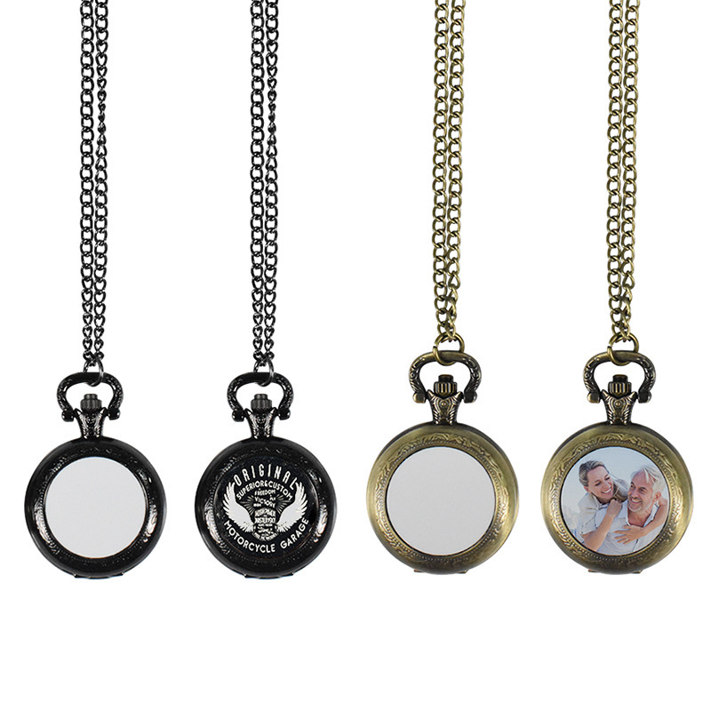 Jewelry Watches Men - สร้อยคอจี้นาฬิกาพกโลหะวินเทจแบบกำหนดเอง สร้อยคอนาฬิกาคลาสสิก เครื่องประดับแฟชั่นสำหรับผู้ชายและผู้หญิง