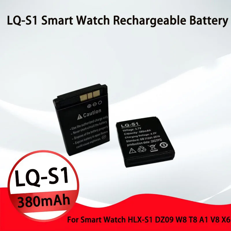 A1 Watches & Jewelry New York Photos - PURFIELD LQ-S1 3.7v 380mAh แบตเตอรี่สมาร์ทวอทช์แบตเตอรี่ลิเธียมแบบชาร์จไฟได้ LQ-S1
