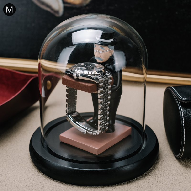 Watches Jewelry Holder - ตารางนาฬิกาวินเทจผู้ถือกรณีนาฬิกาแฟชั่นผู้ถือขาตั้ง Mechanical เก็บนาฬิกา Plexiglass ของขวัญ