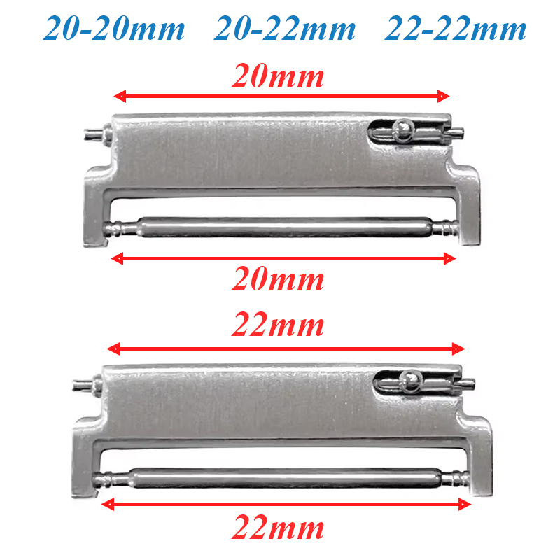 Jewelry Stores Watches - 2pcs นาฬิกาอะแดปเตอร์ 20 มม.ถึง 20 มม.22