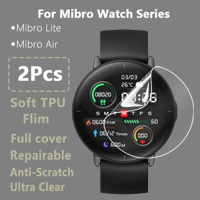 A1 Watches & Jewelry New York Photos - 2Pcs สำหรับ Xiaomi MiBro นาฬิกา A1