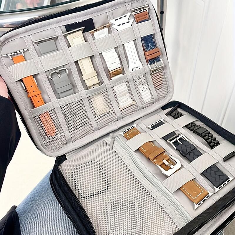 Watches Jewelry Holder - กระเป๋าใส่สายนาฬิกาสำหรับ Apple Watch กล่องเก็บสายนาฬิกาอัจฉริยะ กระเป๋าเก็บสายรัดข้อมือ กล่องเก็บนาฬิกา/เครื่องประดับ
