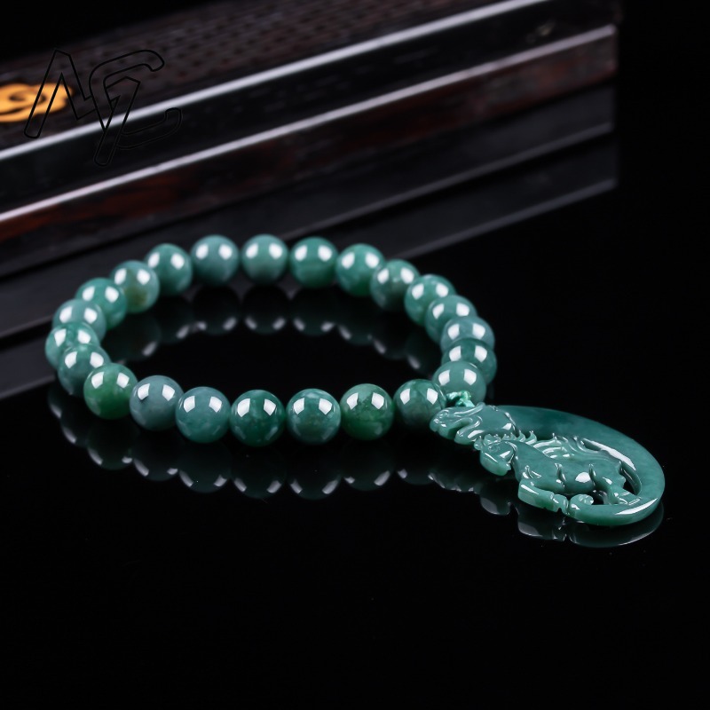 สร้อยข้อมือถักมือจากหยกธรรมชาต - Jewelry & Watches Ltd บทวิจารณ์และราคา