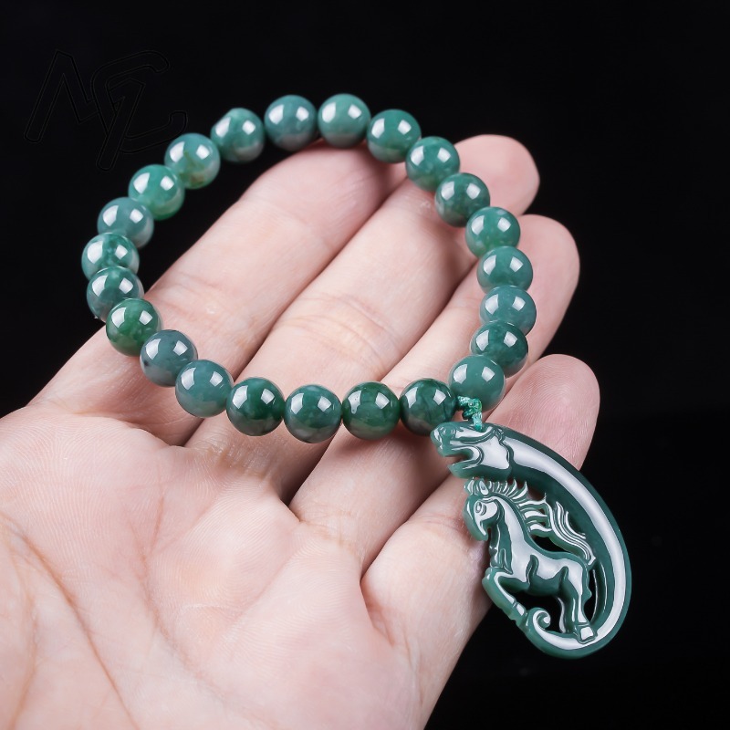 สร้อยข้อมือถักมือจากหยกธรรมชาต - Jewelry & Watches Ltd บทวิจารณ์และราคา