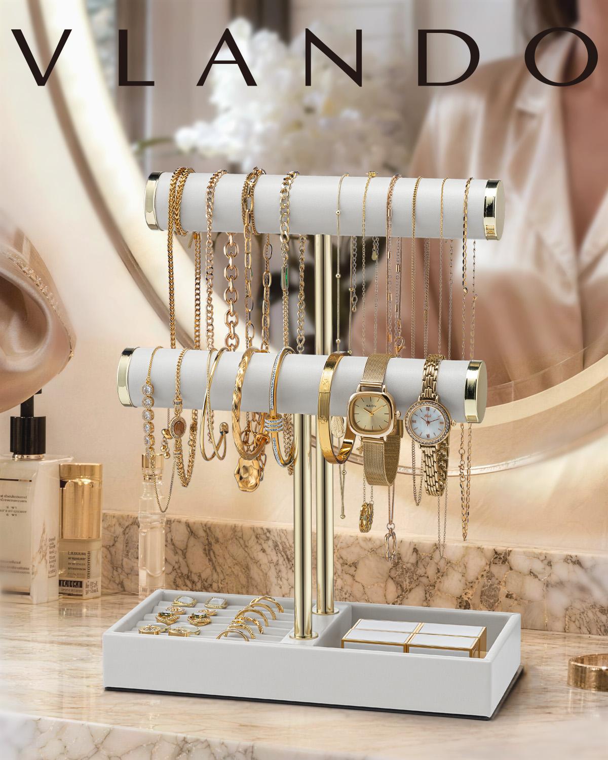 VLANDO Classic ชั้นวางเครื่องป - Jewelry Essentials Watches บทวิจารณ์และราคา