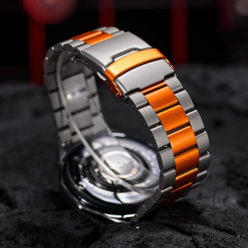 สายนาฬิกาสแตนเลสสตีลหรูหราขนาด - A1 Watches & Jewelry New York Photos บทวิจารณ์และราคา
