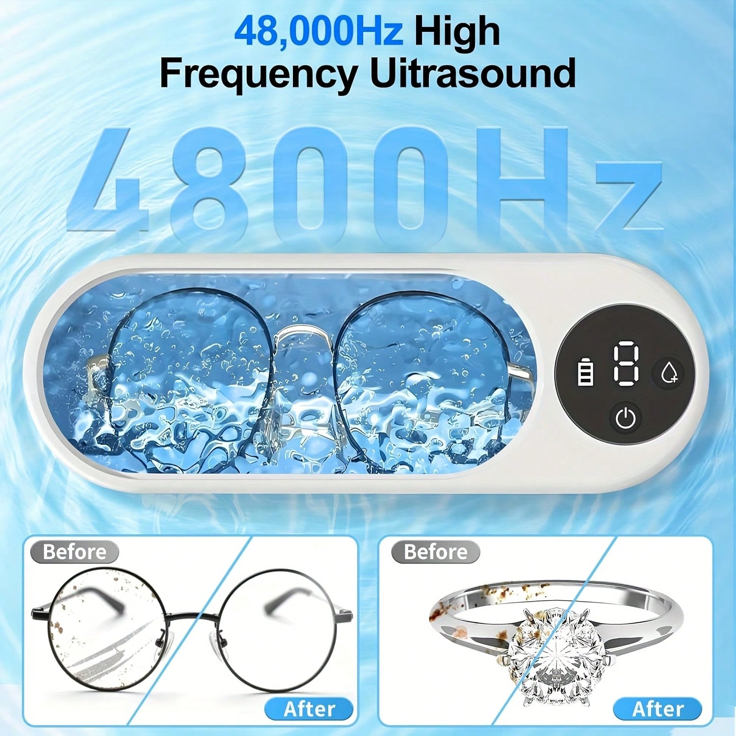 เครื่องทำความสะอาดอัลตราโซนิกแ - Jewelry Essentials Watches บทวิจารณ์และราคา