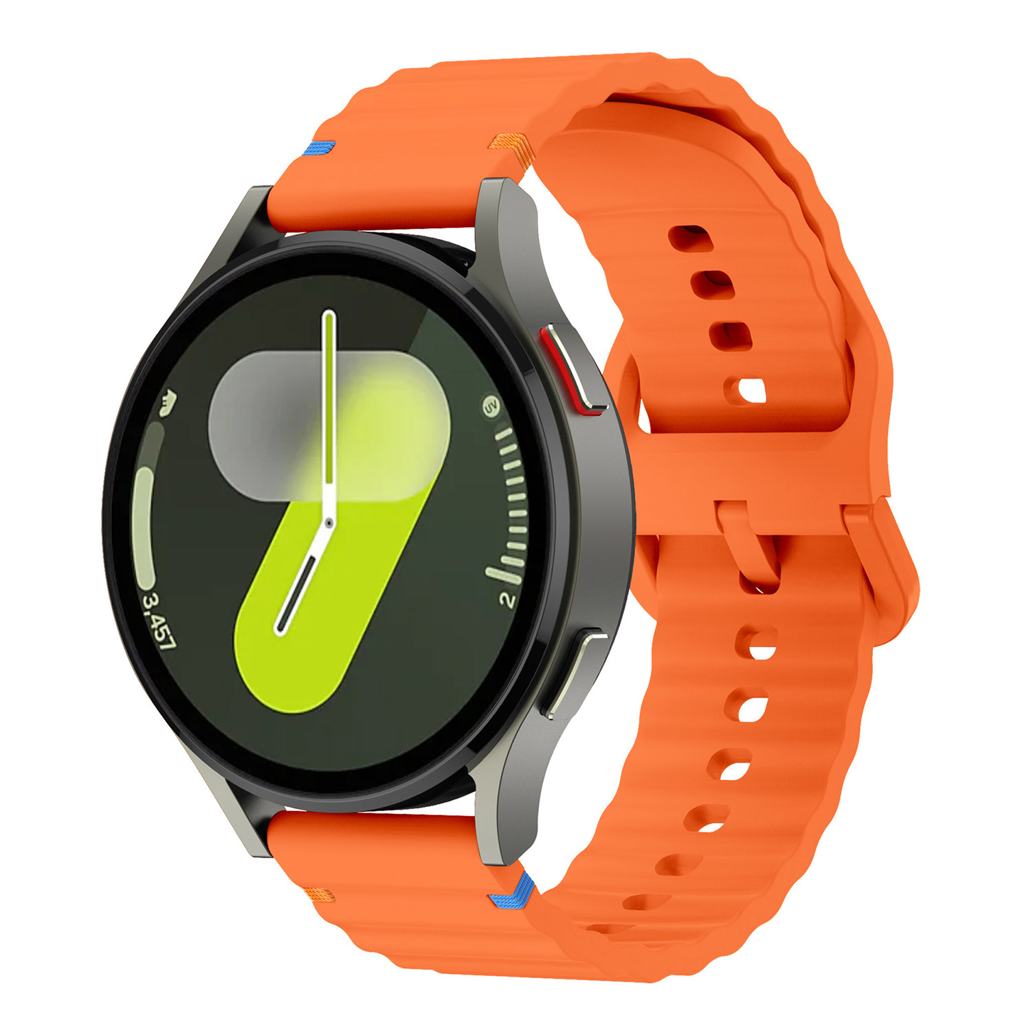 สายรัดข้อมือซิลิโคนขนาด 22 มม. - A1 Watches & Jewelry New York Photos บทวิจารณ์และราคา