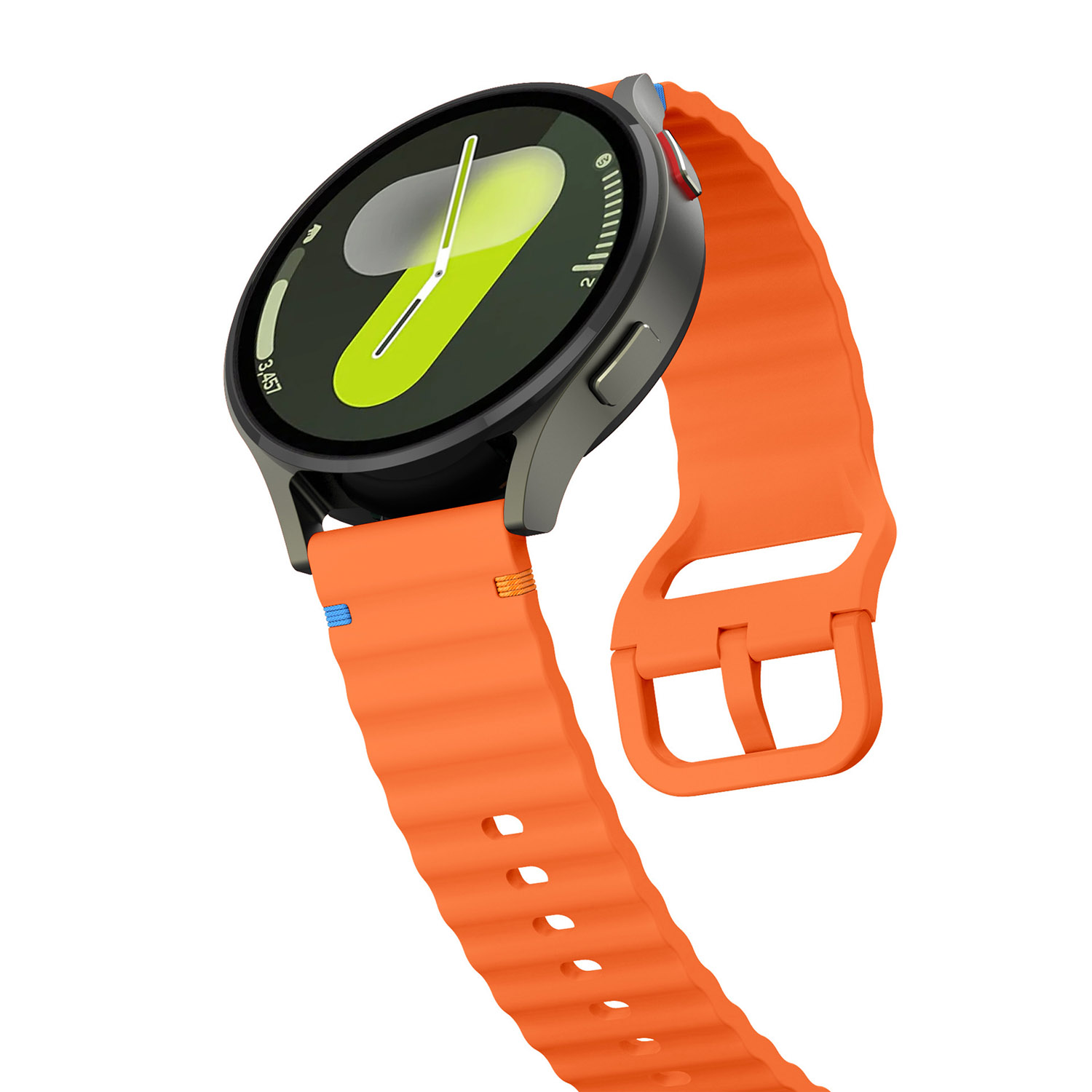 สายรัดข้อมือซิลิโคนขนาด 22 มม. - A1 Watches & Jewelry New York Photos บทวิจารณ์และราคา