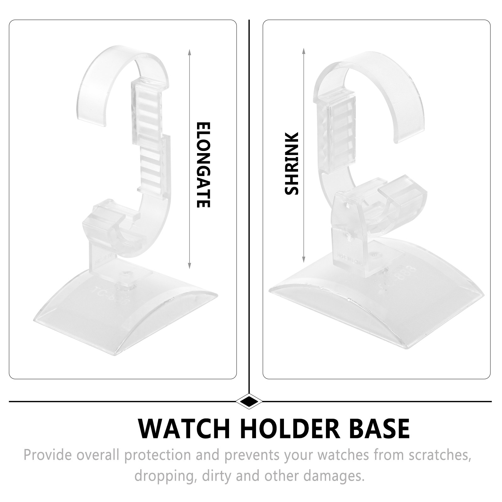 ชั้นวางนาฬิกาอะคริลิกแบบหรูหรา - Watches Jewelry Holder บทวิจารณ์และราคา