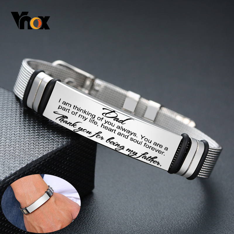 Vnox กำไลข้อมือสแตนเลสสำหรับผู - Jewelry Watches Men บทวิจารณ์และราคา