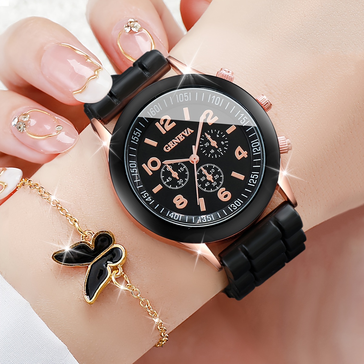 6 ชิ้น/เซ็ตผู้หญิงนาฬิกา Casua - Jewelry Watch Making บทวิจารณ์และราคา