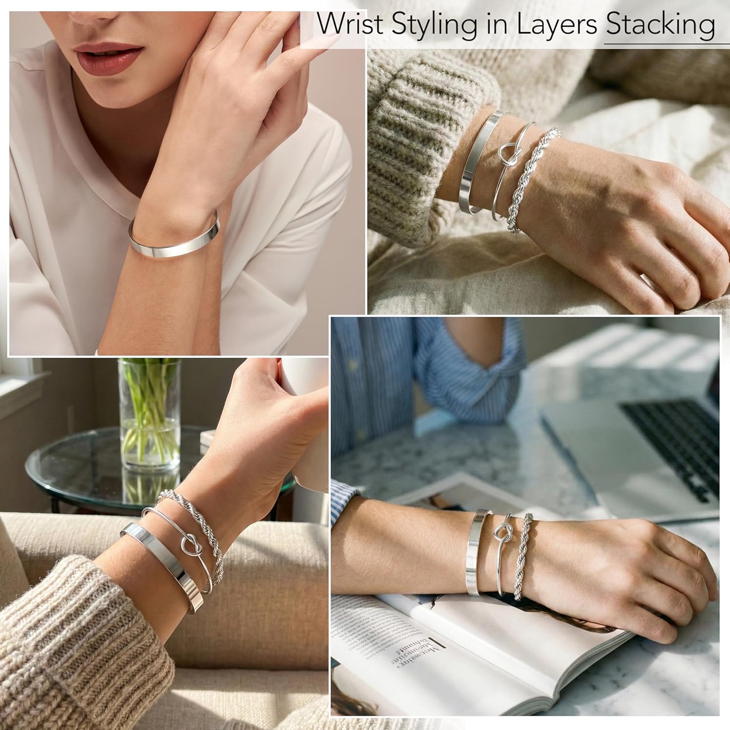 กำไลข้อมือเงินแท้ 925 สำหรับผู - Jewelry Essentials Watches บทวิจารณ์และราคา