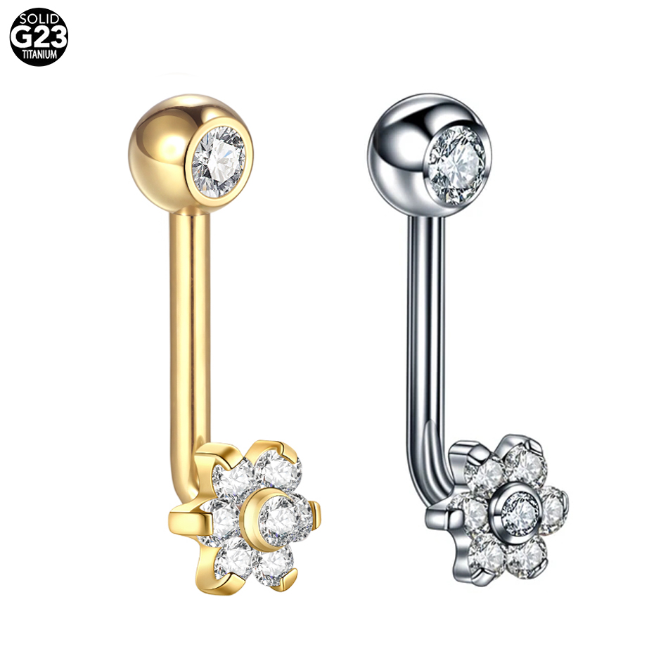 1ชิ้น G23ไทเทเนียมคริสตัลดอกไม - Christina Jewelry & Watches Marguerite Ørestik Forgyldt Sølv บทวิจารณ์และราคา