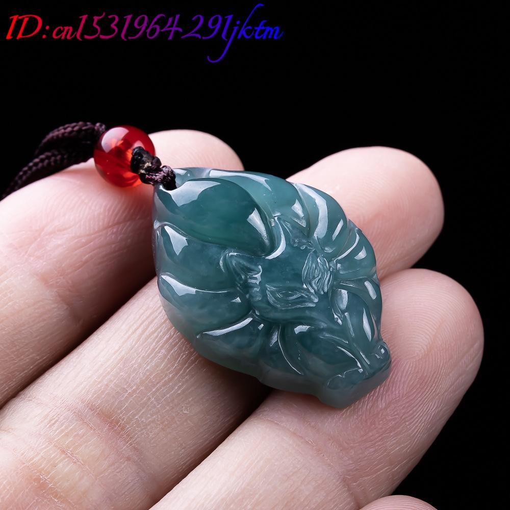 หยกพม่าธรรมชาติจี้รูปสุนัขจิ้ง - Jewelry & Watches Ltd บทวิจารณ์และราคา