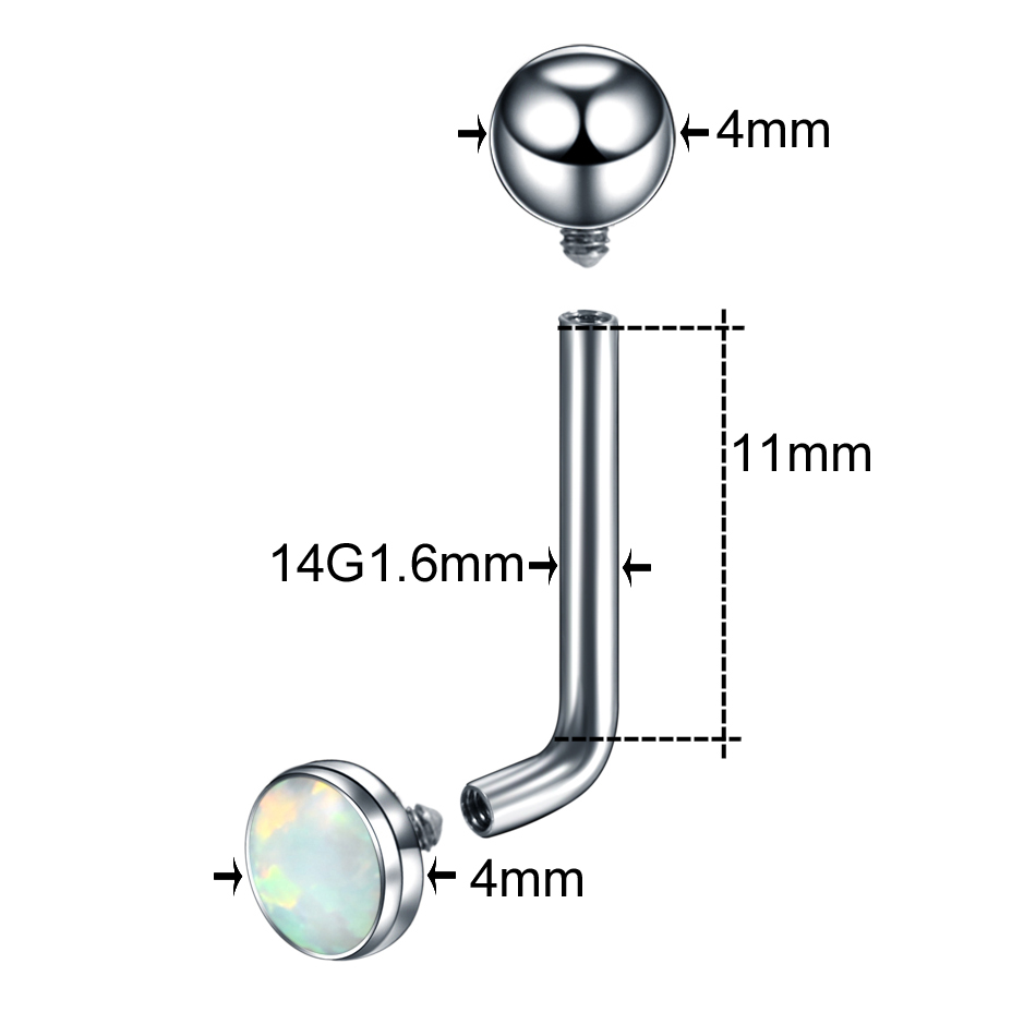1PC ASTM F136 ไทเทเนียม Christ - Christina Jewelry & Watches Marguerite Ørestik Forgyldt Sølv บทวิจารณ์และราคา