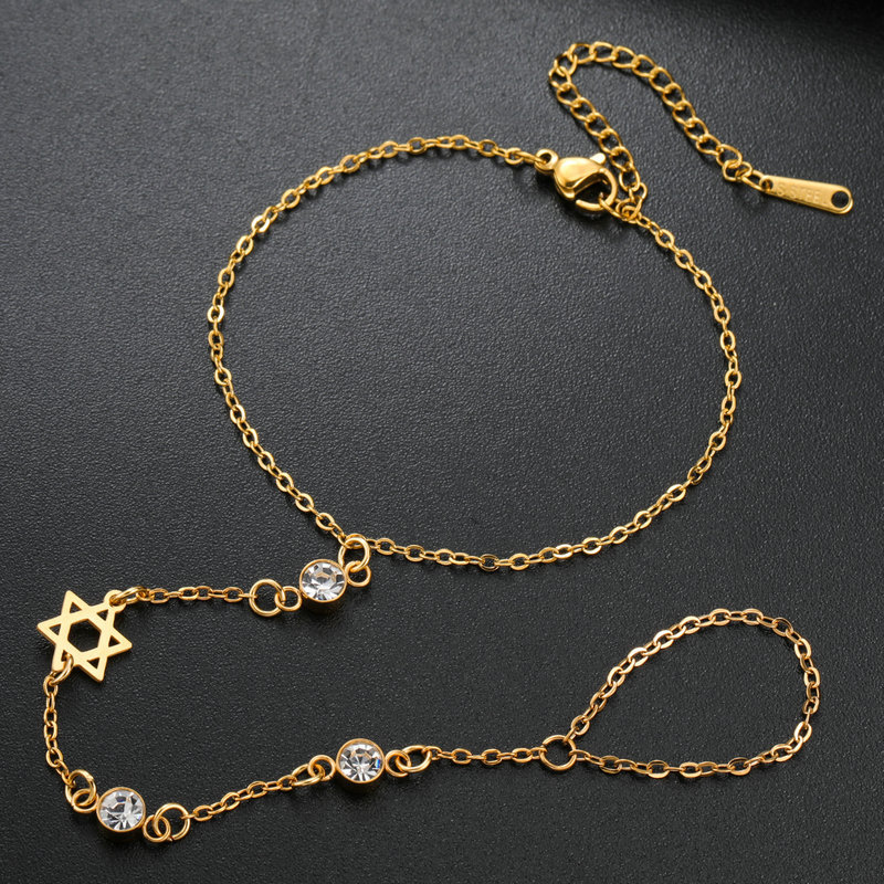 กำไลข้อมือรูปดาวหกแฉกของชาวยิว - Jewelry & Watches Ltd บทวิจารณ์และราคา