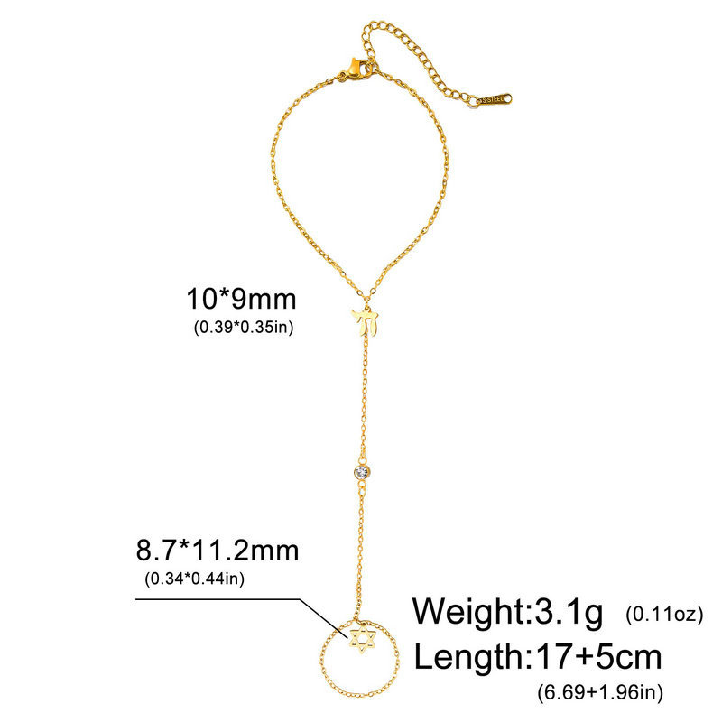 กำไลข้อมือรูปดาวหกแฉกของชาวยิว - Jewelry & Watches Ltd บทวิจารณ์และราคา