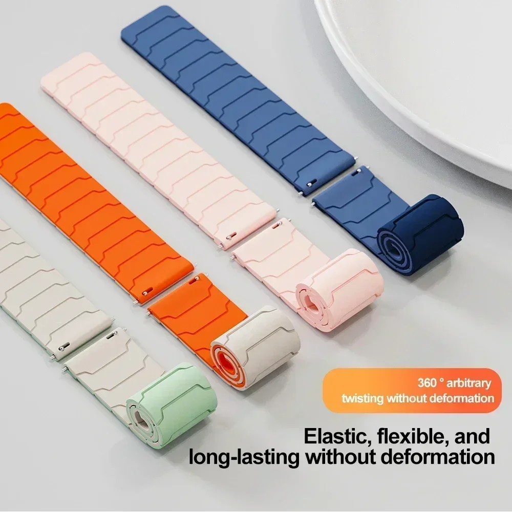 22 มม.กีฬาสร้อยข้อมือซิลิโคนสำ - A1 Watches & Jewelry New York Photos บทวิจารณ์และราคา