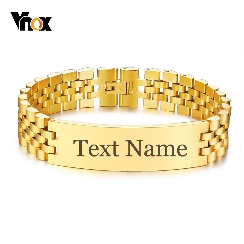 Vnox Mens 15 มม.ID: สร้อยข้อมื - Jewelry Watches Men บทวิจารณ์และราคา