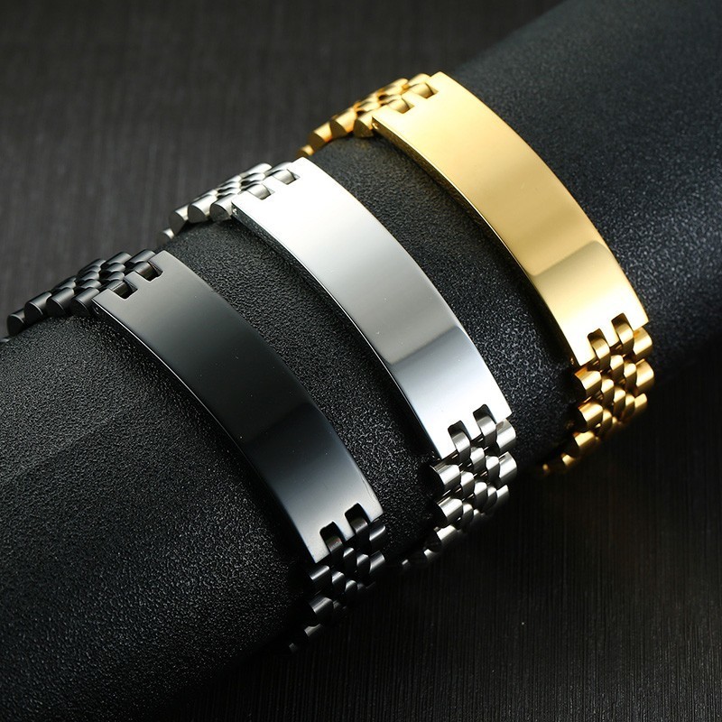 Vnox Mens 15 มม.ID: สร้อยข้อมื - Jewelry Watches Men บทวิจารณ์และราคา
