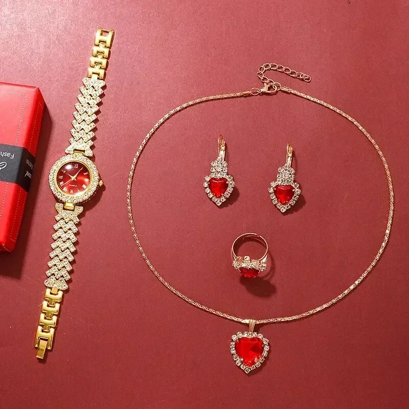 นาฬิกาหรูหราทองผู้หญิงแหวนสร้อ - Jewelry Watch Making บทวิจารณ์และราคา