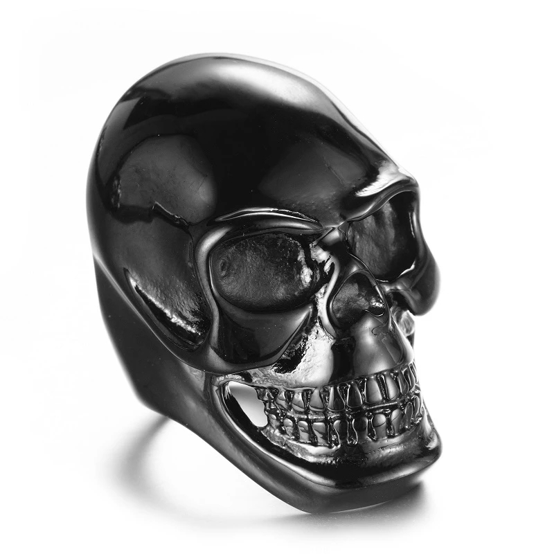 แหวนสแตนเลส 316L ลายหัวกะโหลกข - Gothic Skull Ring บทวิจารณ์และราคา