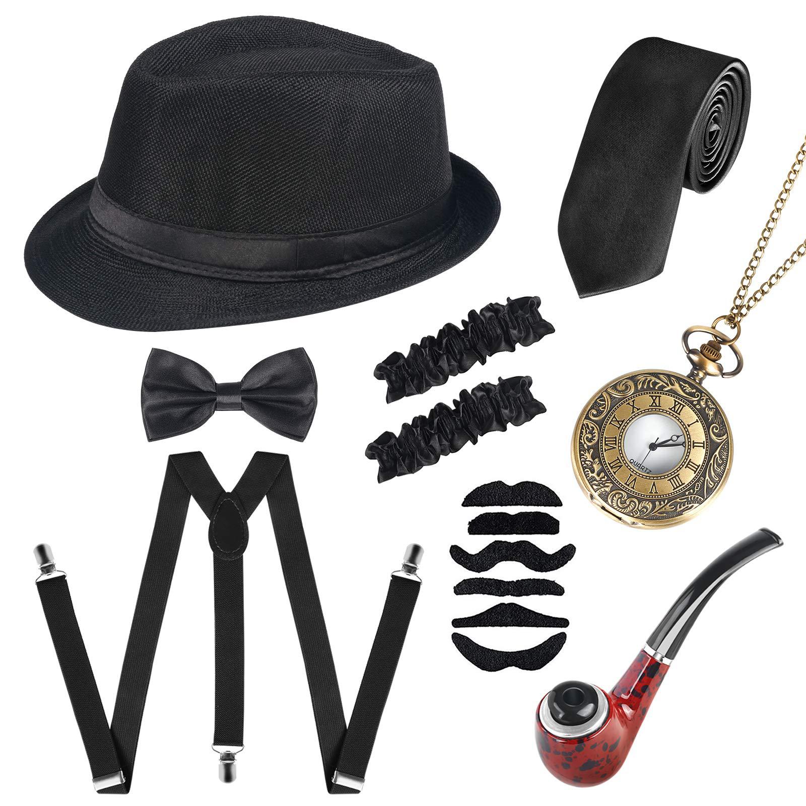 1920s Ball Party หมวก Gangster - Vintage Pocket Watch บทวิจารณ์และราคา