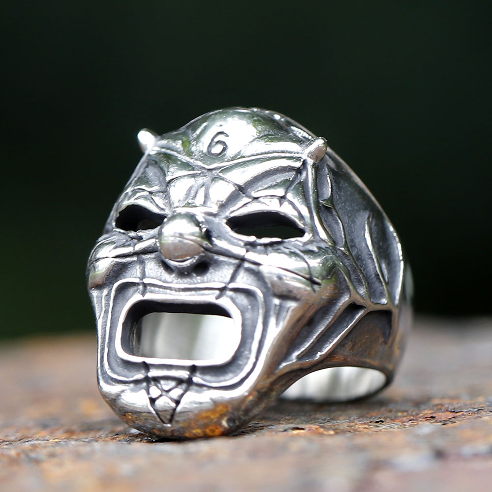 2023ชายดอกไม้Skull MaskแหวนGot - Gothic Skull Ring บทวิจารณ์และราคา