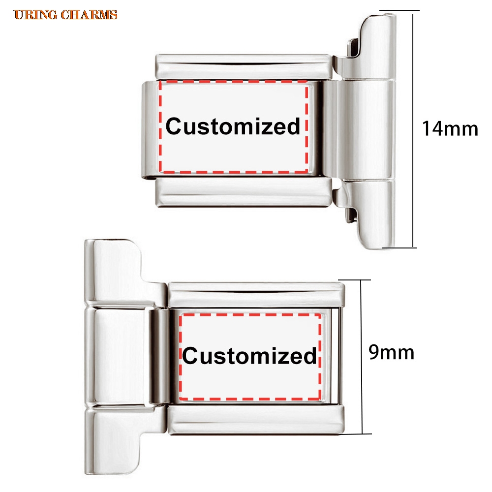 1 คู่ภาพโลโก้ที่กําหนดเองสายนา - Jewelry Watches Men บทวิจารณ์และราคา