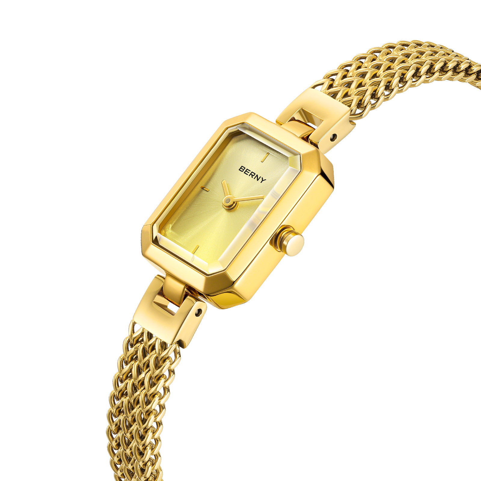 นาฬิกาทอง Berny สำหรับผู้หญิงท - Mystery Jewelry Jar Watches บทวิจารณ์และราคา