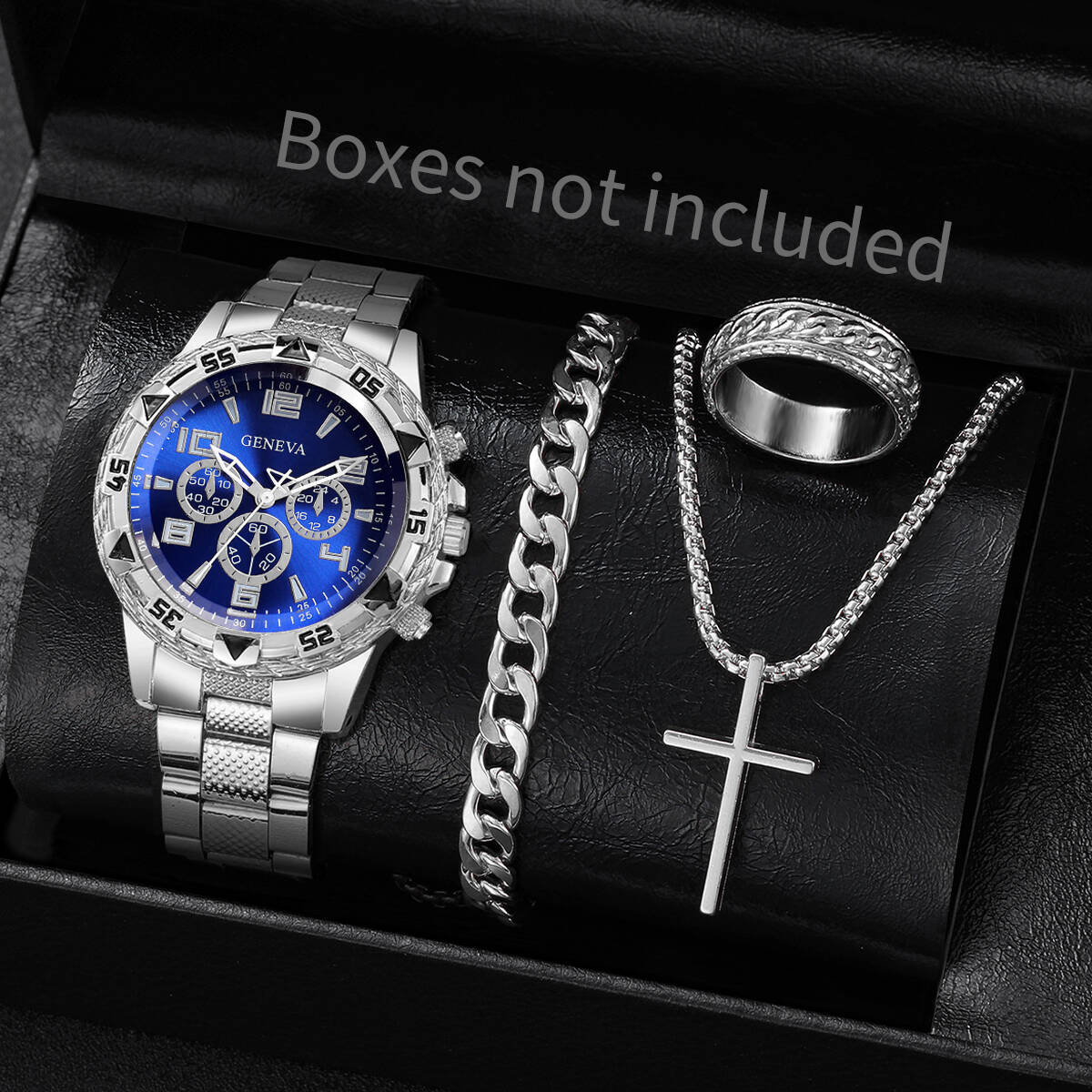 4 ชิ้น/เซ็ตแฟชั่นผู้ชายนาฬิกาธ - Mystery Jewelry Jar Watches บทวิจารณ์และราคา