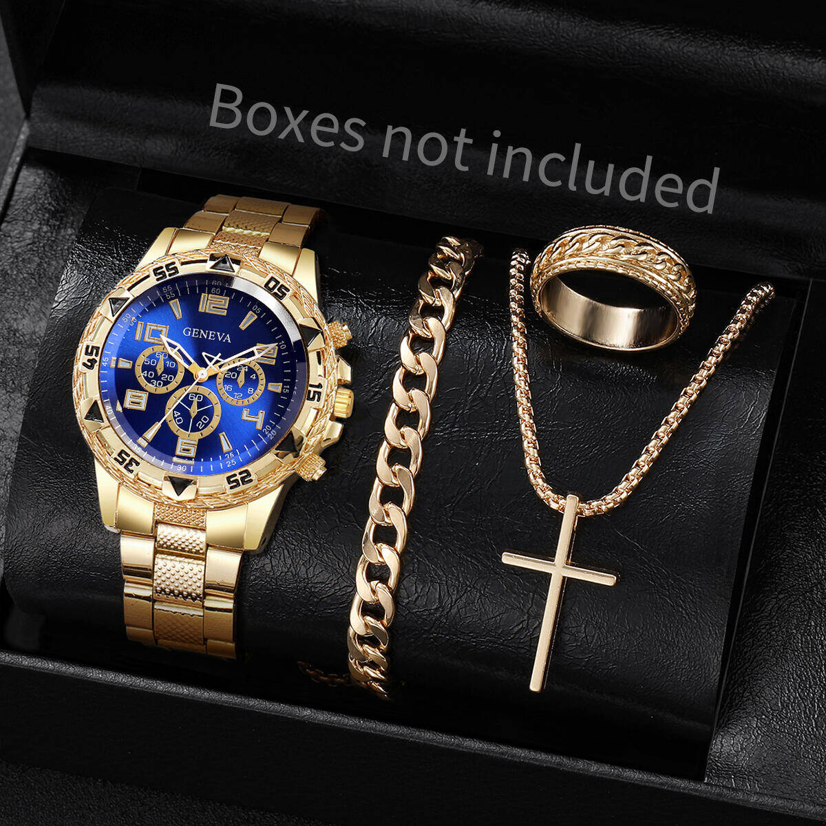 4 ชิ้น/เซ็ตแฟชั่นผู้ชายนาฬิกาธ - Mystery Jewelry Jar Watches บทวิจารณ์และราคา