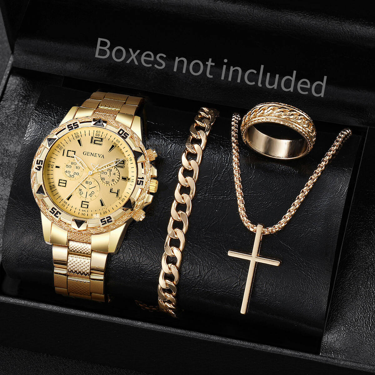 4 ชิ้น/เซ็ตแฟชั่นผู้ชายนาฬิกาธ - Mystery Jewelry Jar Watches บทวิจารณ์และราคา