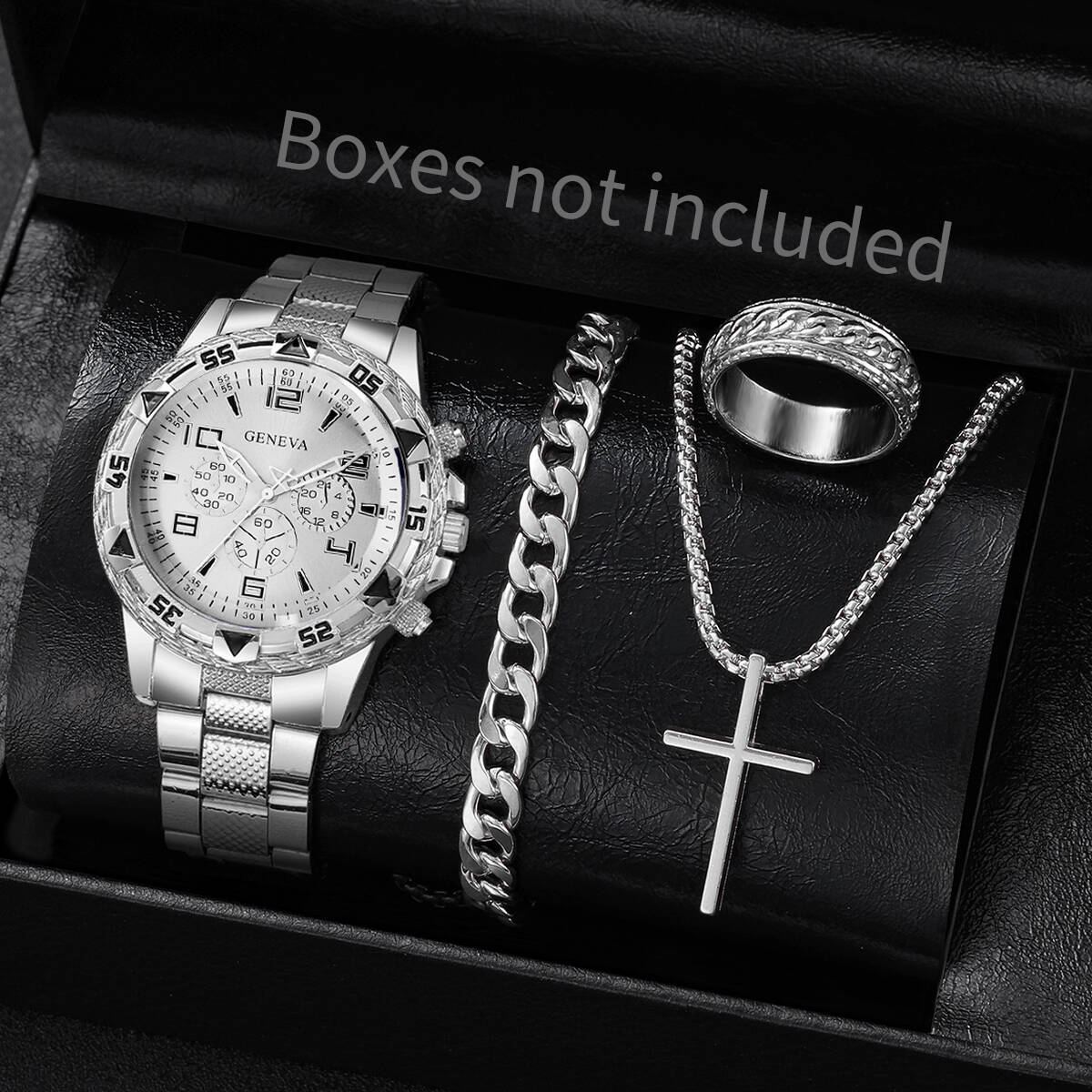 4 ชิ้น/เซ็ตแฟชั่นผู้ชายนาฬิกาธ - Mystery Jewelry Jar Watches บทวิจารณ์และราคา