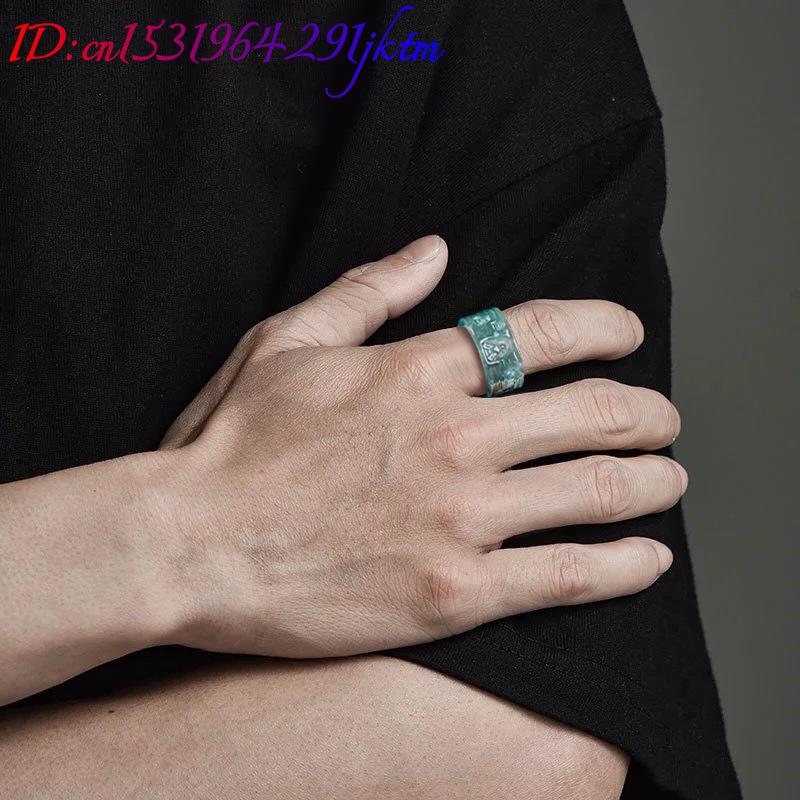 แหวนหยกพม่าธรรมชาติ พระพุทธรูป - Jewelry & Watches Ltd บทวิจารณ์และราคา